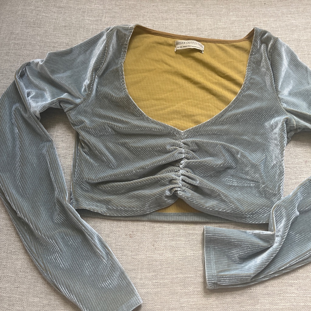 Urban Outfitters Long Sleeve Crop Top